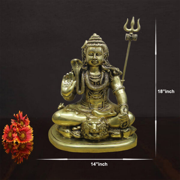 Brass Shivji For Home & Office Decor , Pooja Room