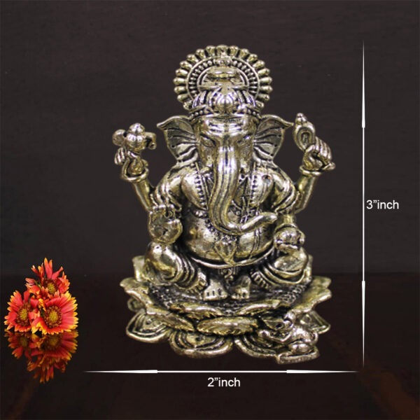 Exquisite Brass Lord Ganesha Idol: Symbol of Wisdom, Prosperity, and Divine Blessings for Success and New Beginnings